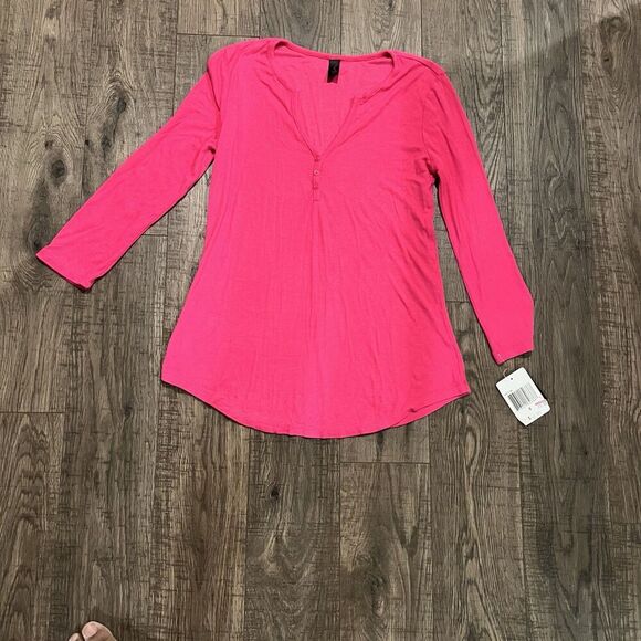 Maidenform Women’s Pyjama Henley Top Small Lot Of 2 - Picture 5 of 5